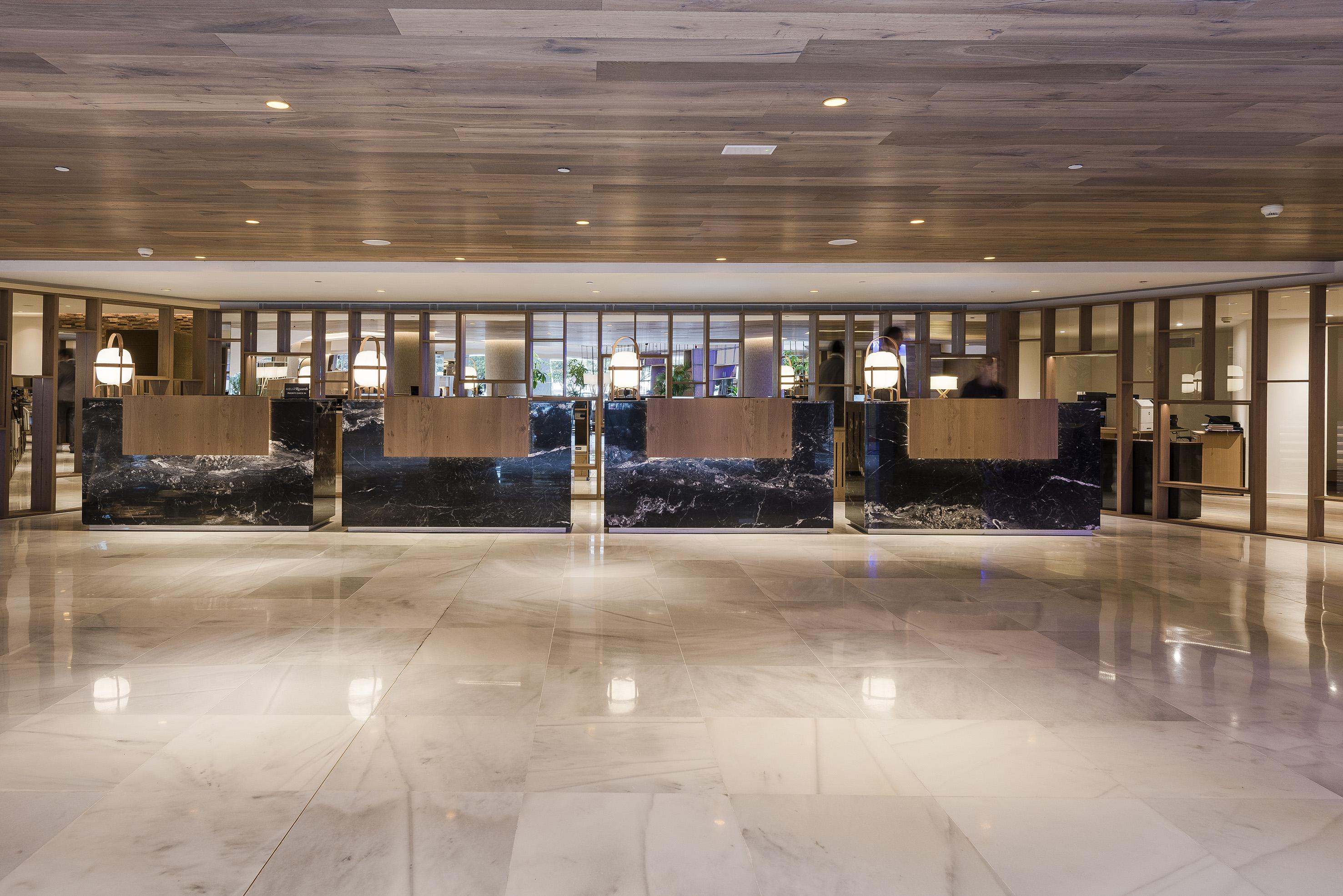 Hotel Meliá Palma Marina Esterno foto Reception desk at the hotel